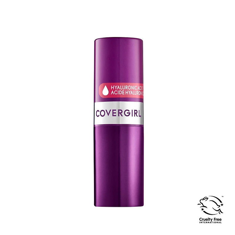 COVERGIRL Simply Ageless Moisture Renew Core Lipstick Infused with Hyaluronic Complex, Coconut Oil & Vitamin E