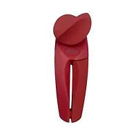 Starfrit Ouvre-Boîte MightiCan, Sécuritaire Sans Bords Tranchants, Garde Le Couvercle, Poignée Confortable, Bouton Antidérapant, Garantie 3 Ans, Coupe Lisse, Essentiel Cuisine
