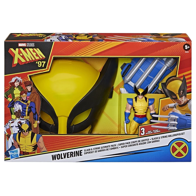 Marvel X-Men ’97 Wolverine Slash & Strike Ultimate Pack 3-Pack
