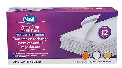 Great Value Spray Mop Refill Pads