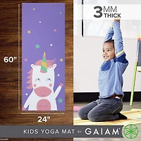 Gaiam 3MM Kids Yoga Mat Twinkle Toes