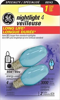 GE Nightlight 4W C7 2pk