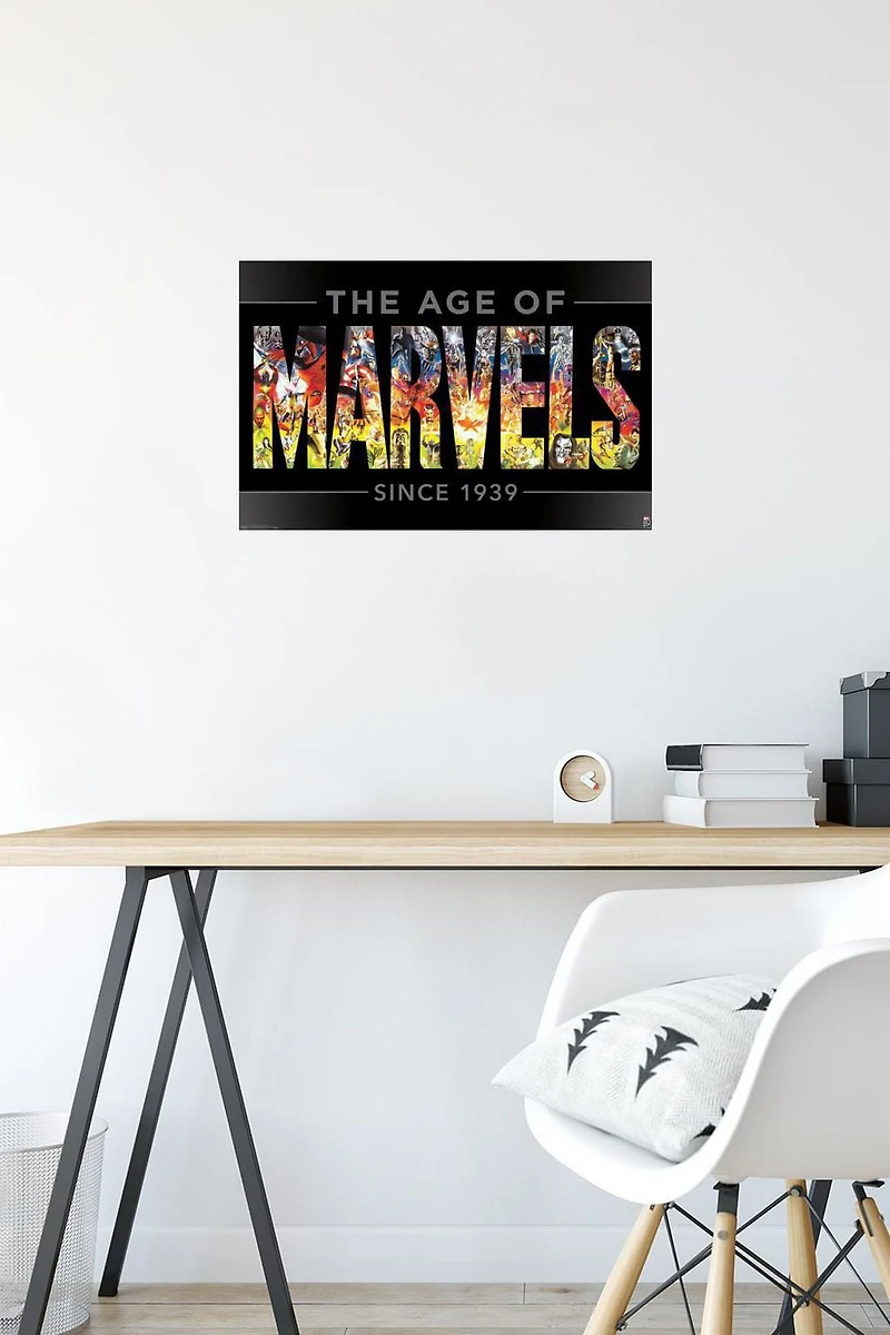Marvel Comics - Marvel 80th Anniversary - Age of Marvels Wall Poster