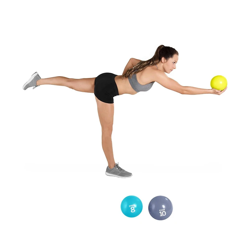 Balle lestée douce Tone Fitness 3,6 kg