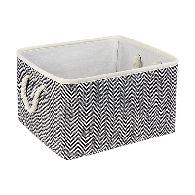 Hometrends Woven Paper Fabric Basket
