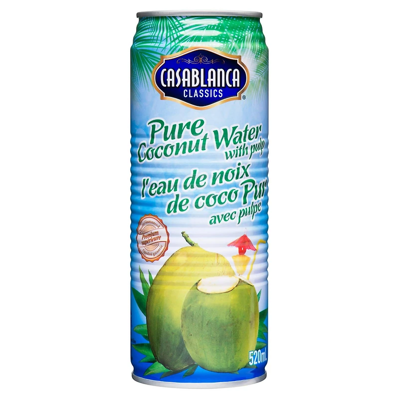 Casablanca Pure Coconut Water with Pulp