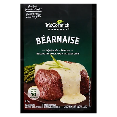 McCormick® Gourmet, Béarnaise Fait Avec Du Vrai Babeurre Melange a Sauce