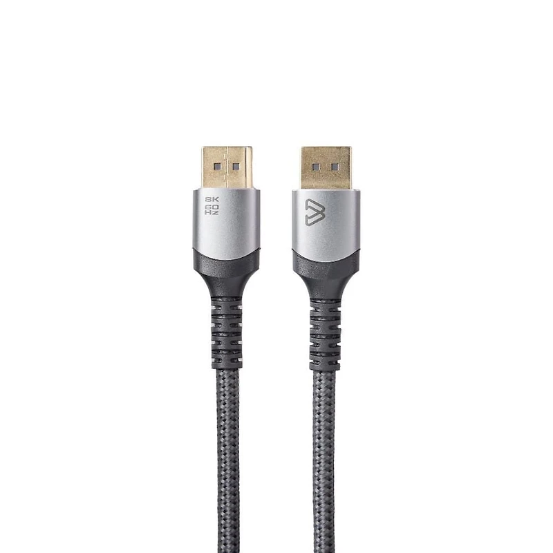 BlueDiamond câble PRO DisplayPort 8K - Ultra HD - 32.4Gbps - HDR Dynamique - DP 1.4 - 8K@60Hz, 4K@144Hz, 15pi