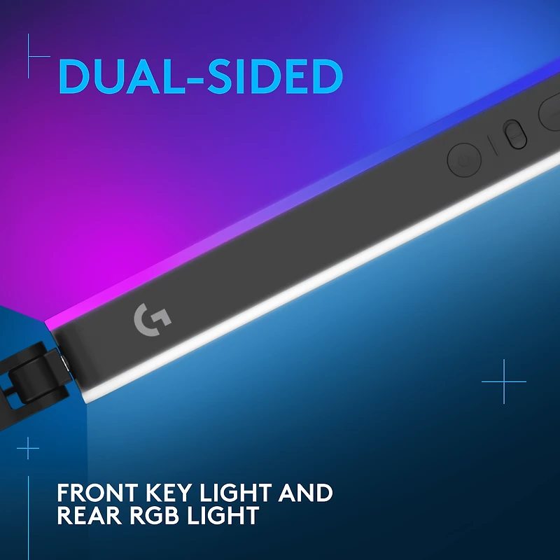 Logitech G Litra Beam LX Lumière de Clé de Streaming RGB Double Face