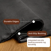 ECARPET Argo Machine Washable Shag Area Rug, Non-Slip Plush Carpet for Living Room & Bedroom
