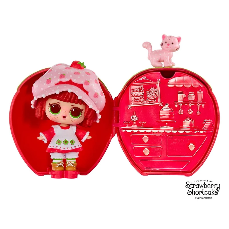 L.O.L. Surprise! Loves Strawberry Shortcake Tots with Scented Dolls, Pets, and Transforming Strawberry House Playset