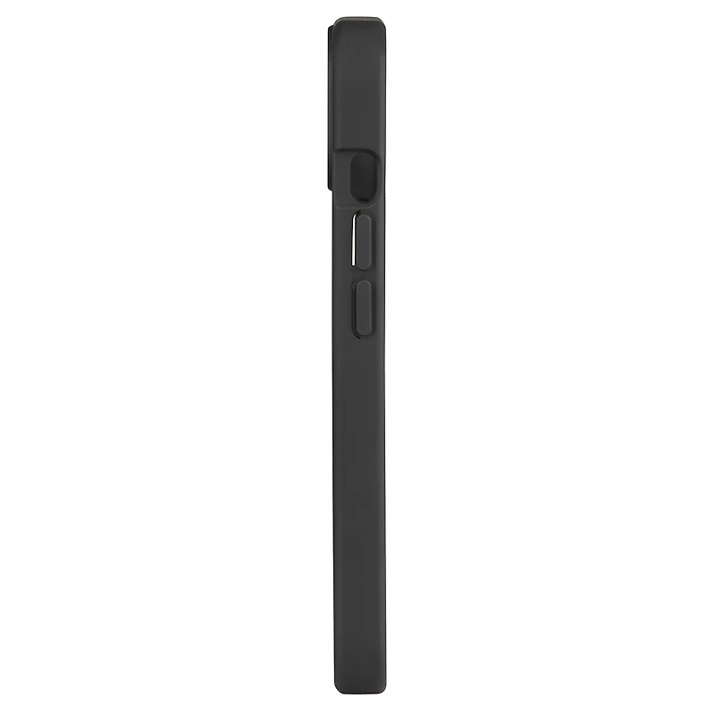 onn Translucent Hard Shell Bumper Phone Case for iPhone 16e/15/14/13, Black