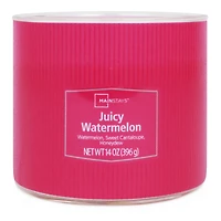 Mainstays 3-Wick Textured Wrapped Juciy Watermelon Scented Candle, 14 oz