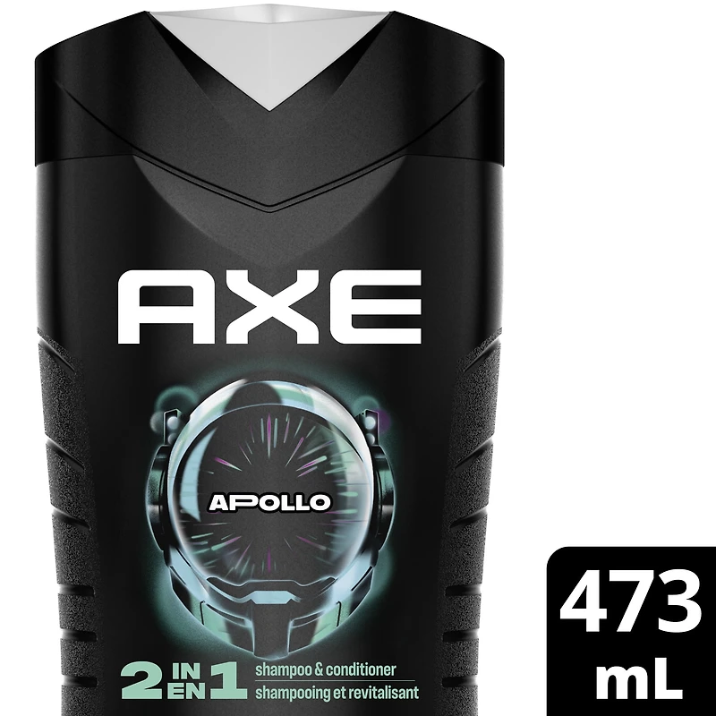 AXE 2-in-1 Shampoo & Conditioner Apollo Sage & Cedarwood Scent, 473 ml