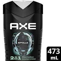 AXE 2-in-1 Shampoo & Conditioner Apollo Sage & Cedarwood Scent, 473 ml