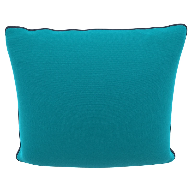 HOMETRENDS 16" x 16" Bright Stripes Outdoor Toss Cushion, Fade Resistant