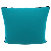 HOMETRENDS 16" x 16" Bright Stripes Outdoor Toss Cushion, Fade Resistant