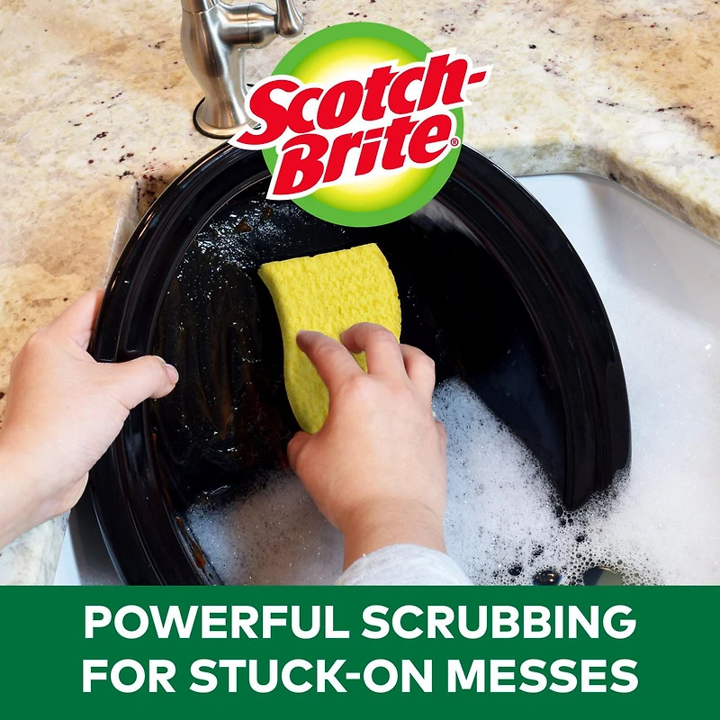 Scotch-Brite® Scrub Dots Heavy Duty Scrub Sponge, 3-Count
