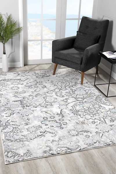 Rug Branch Oasis Collection Modern Floral Area Rug