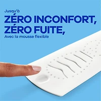 Always Infinity FlexFoam Pads for Women, Size 1, Regular Pad with Wings, Unscented, 50 Count