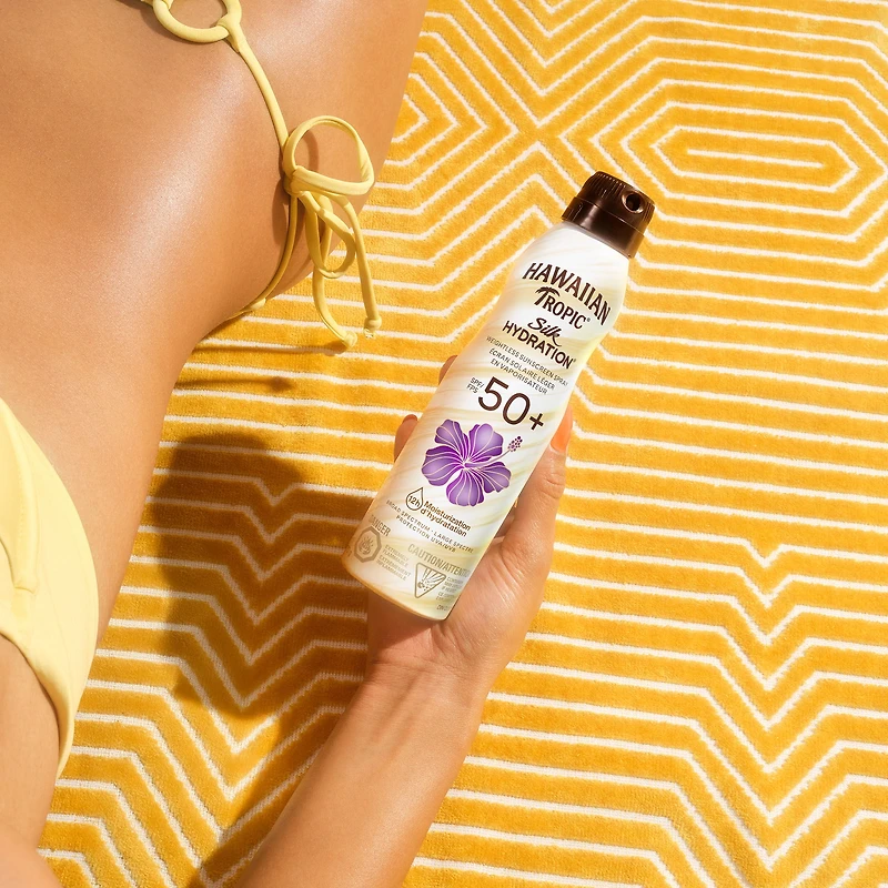 Hawaiian Tropic® Silk Hydration® Weightless™ Sunscreen Spray, SPF 50