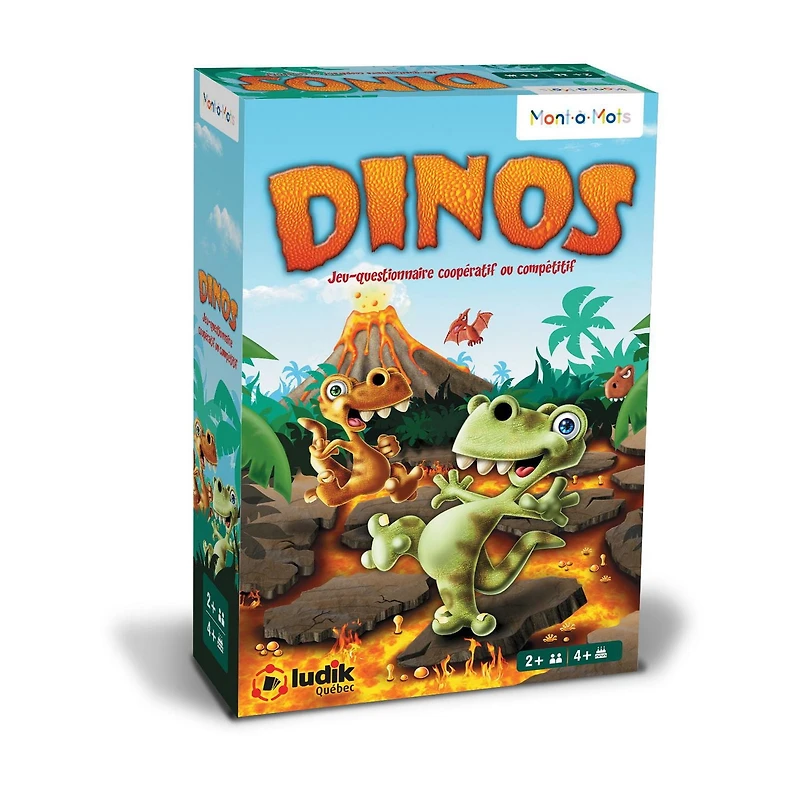 Jeu Mont-à-mots Dinos de Ludik Québec
