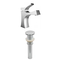 American Imaginations Chrome Bathroom Faucet Set AI-1986