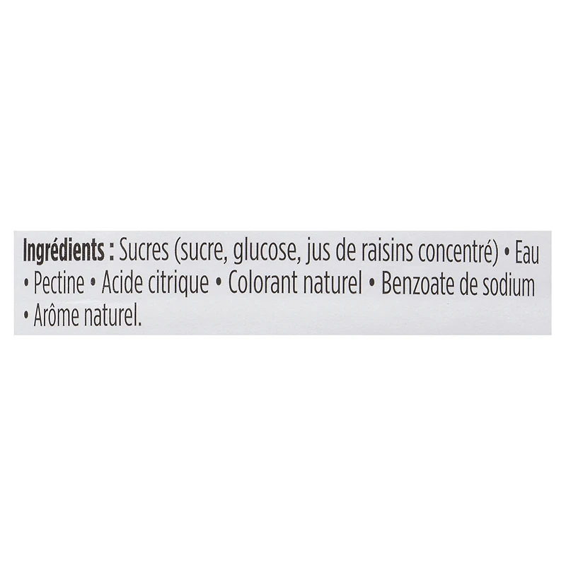 Dora Raisin Concorde Gelée Traditionnelle