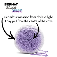 "Bernat® Fil de Phasage Parfait pour Couverture Polyester #6 Super Volumineux, 10,5 Oz/300 G, 220 Yards"