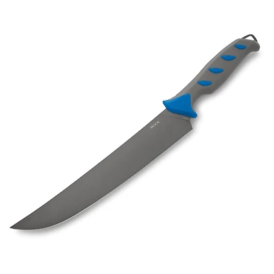 149 Hookset Couteau à filet d'eau salée 10" – Résistance supérieure à la corrosion et adhérence toutes saisons pour la pêche en eau salée – Modèle #0149BLS-B, bleu/gris