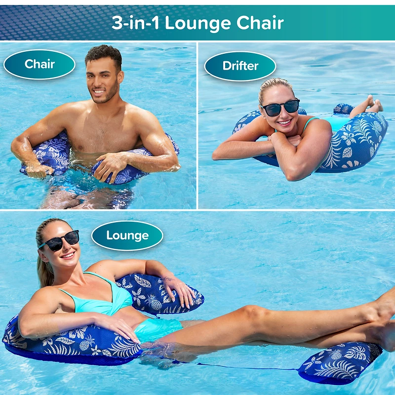 Chaise longue de piscine 3 en 1 Aqua Leisure