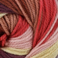 MAINSTAYS Lollipop #4 Acrylic Yarn 227 g (8 oz), Pink Petal