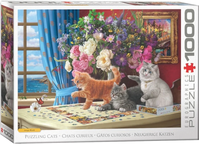 Puzzle de 1000 pièces Chats déroutants