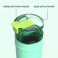 bubba Dualsip Water Bottle with Straw & 2-Way Lid, 24 oz (710 ml), Leakproof Stainless Steel Tumbler, Reusable, Dishwasher Safe, Lead & BPA-Free