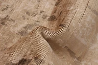 ECARPETGALLERY 5'6" x 7'11" Transitional Galleria Hand Loomed Area Rug for Living Room, Dining Room and Bedroom in Brown