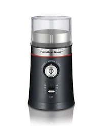 Hamilton Beach Moulin à café Custom Grind, 150 watts, bol de mouture amovible en acier inoxydable, noir, 80393RC