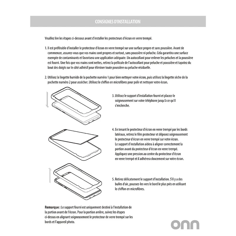 Onn iPhone 16 Pro 2 Pack Premium Japanese Tempered Glass Screen Protector with Easy Application Tray, Scratch and Impact Absorbing