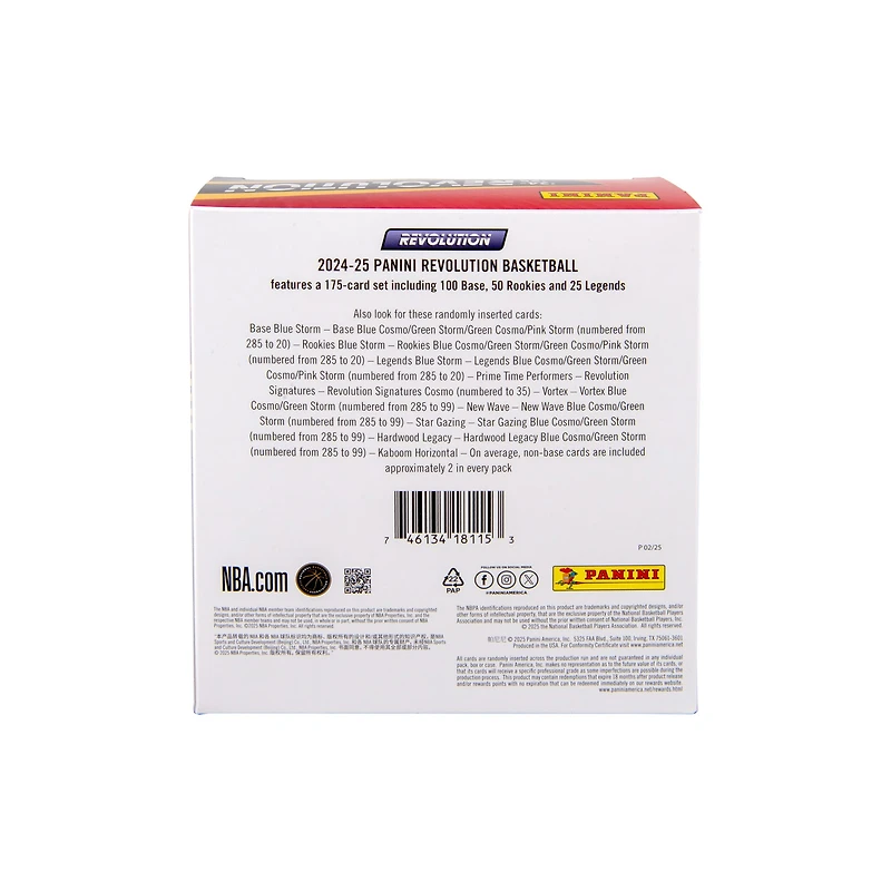 2024-25 Panini NBA Revolution Basketball Trading Cards Mega Box