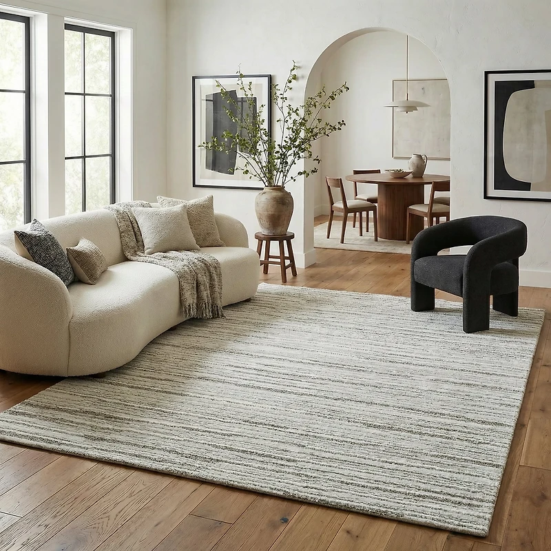 Rug Branch Casa Abstract Indoor Area Rug, Grey , Modern - Living Room