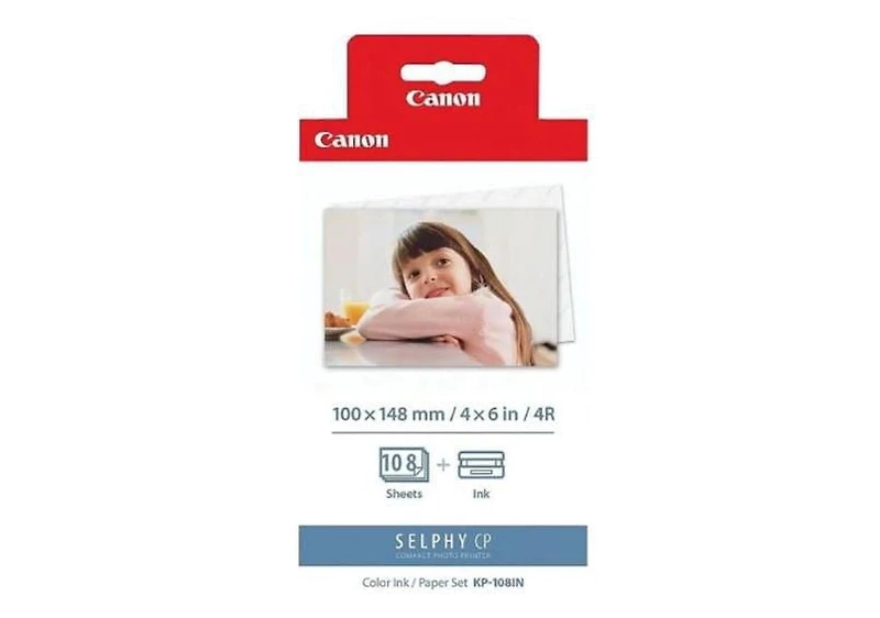 Canon KP-108IN 4" x 6" Colour Photo Paper & Ink Kit