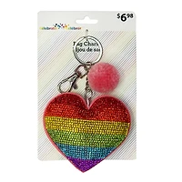 Way To Celebrate Rhinestone Heart Bag