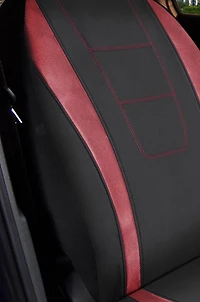 Auto Drive 1-Piece Red Carbon Front Seat Cover