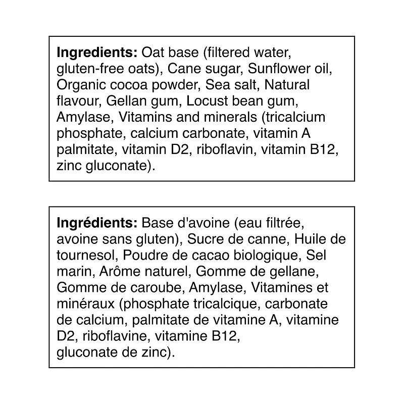 Gluten-Free Chocolate Oat Milk Alternative