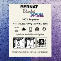 Bernat® Blanket Perfect Phasing Yarn, Polyester #6 Super Bulky, 10.5oz/300g, 220 Yards