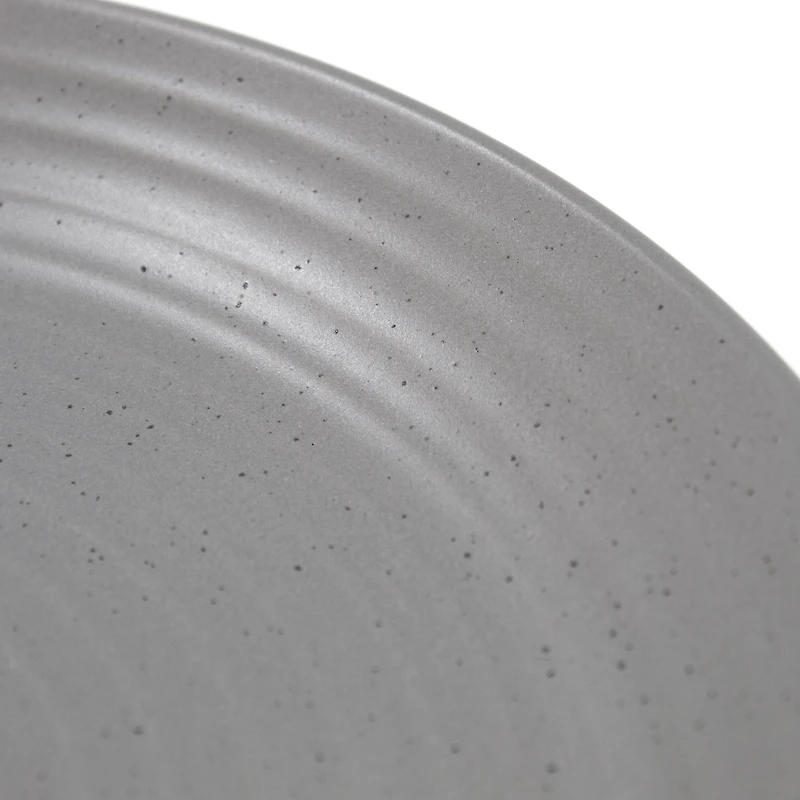 HOMETRENDS Evelyn 12pc Dinnerware Set Grey