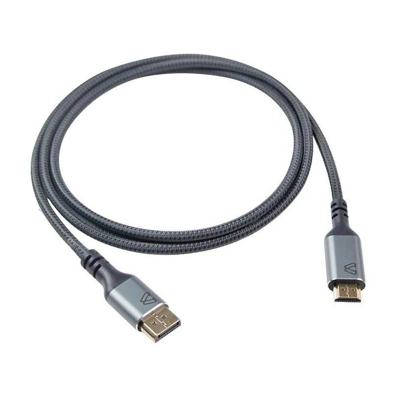 BlueDiamond câble PRO DP vers HDMI 8K - Ultra HD - 48Gbps - HDR Dynamique - DP 1.4 - HDMI 2.1 - 8K@60Hz, 4K@120Hz, 3pi