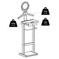 Winsome Alfred Valet Stand in Espresso finish, 92155