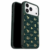 OtterBox Étui Symmetry Clear MagSafe avec Contrôle de la Caméra Golden Bloom (Vert) pour iPhone 17 Pro Max
