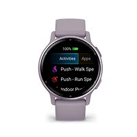 Montre intelligente GPS et tracker d'activité Garmin vívoactive® 5 - Orchidée