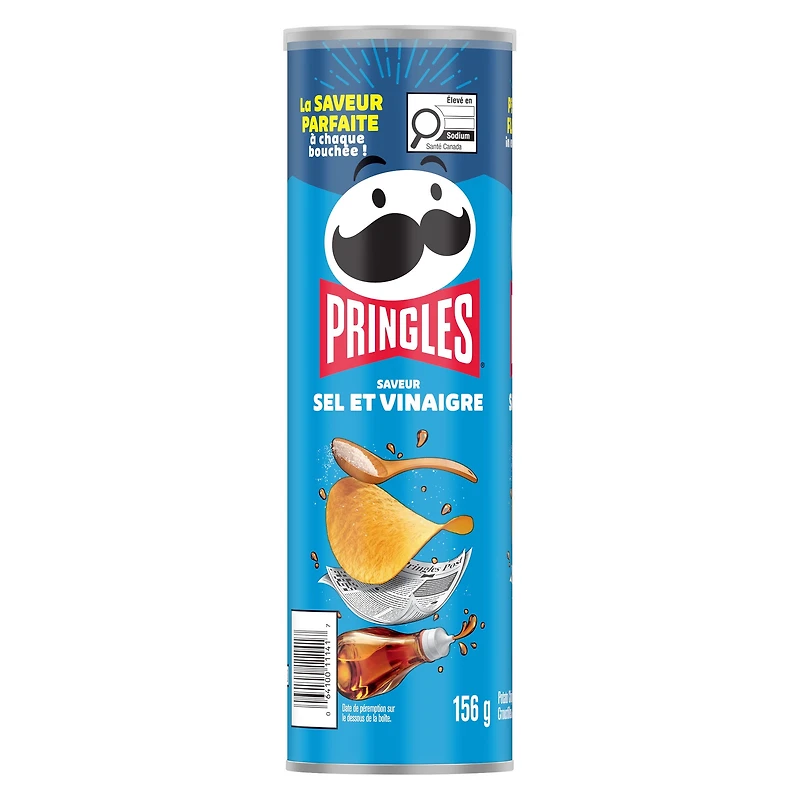 Pringles Salt & Vinegar Flavour Potato Chips 156 G